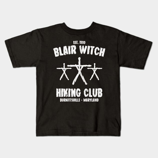 Blair Witch, Hiking Club Kids T-Shirt by CosmicAngerDesign